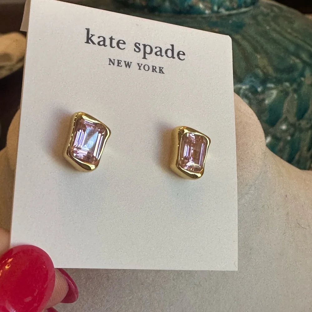 $68 KATE SPADE‎ Molten Glass Studs NEW
